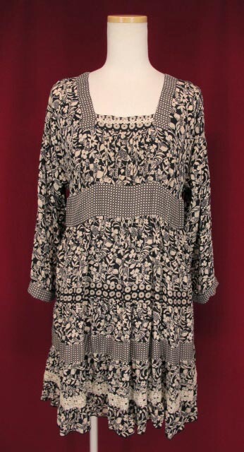 Anna Sui 花柄シフォンワンピース 買取 Tokyo Alice ゴシック ロリータ パンク デザイナーズブランド買取 販売