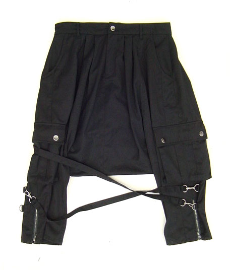 難有　ブラックピースナウ　パンツ　ボンテージパンツ　BPN PEACE NOW BPN フラップ付きパンツ / ボンテージパンツ ブラックピースナウ BLACK