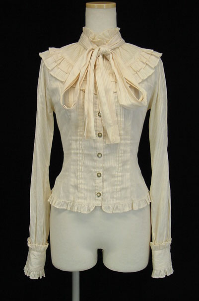 Victorian maiden - ノーブルレースインタックブラウス 生成の通販 by