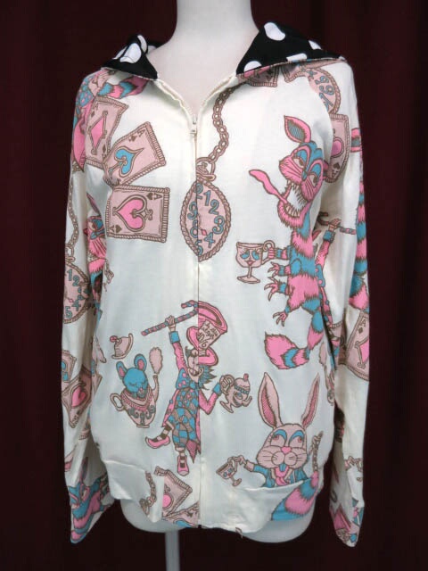 MALKOMALKA マルコマルカ 水玉くまパーカー バツくまパーカー