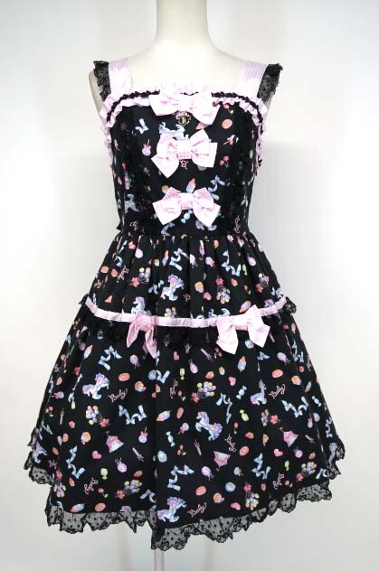 BABY, THE STARS SHINE BRIGHT Pony in Sweet Dream柄ギンガムリボン  