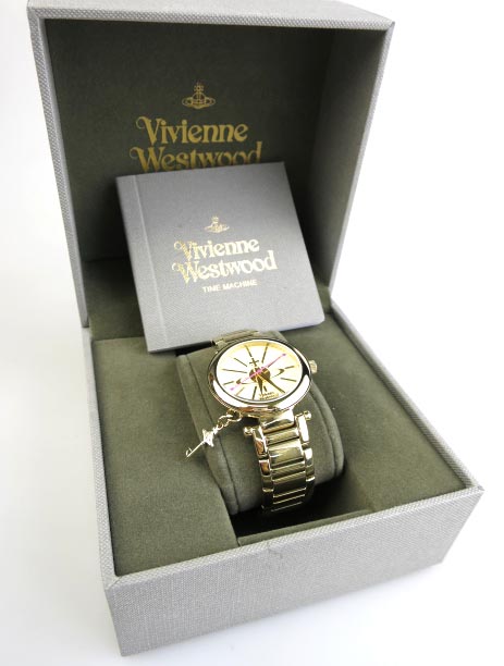 【不動】ヴィヴィアンウエストウッド 腕時計 鍵チャーム VV006KGDゴールド