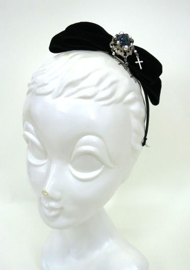 Moi-meme-Moitie ビジュー付別珍リボンカチューシャ 買取 | Tokyo  