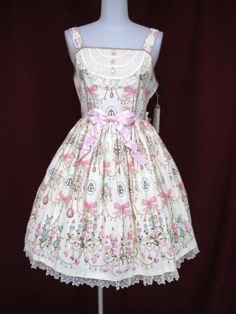 Angelic Pretty スウィーティシャンデリアジャンパースカート 買取 | Tokyo Alice -ゴシック＆ロリータ・パンク