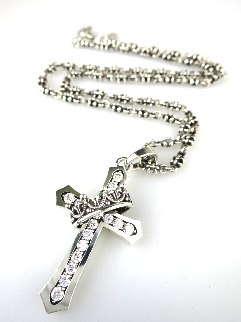 Justin Davis Cross with Crown ペンダントトップ（SPJ122）＆Tiny FDL