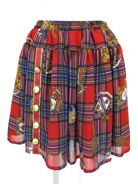 EXCENTRIQUE Highland checkミニスカート