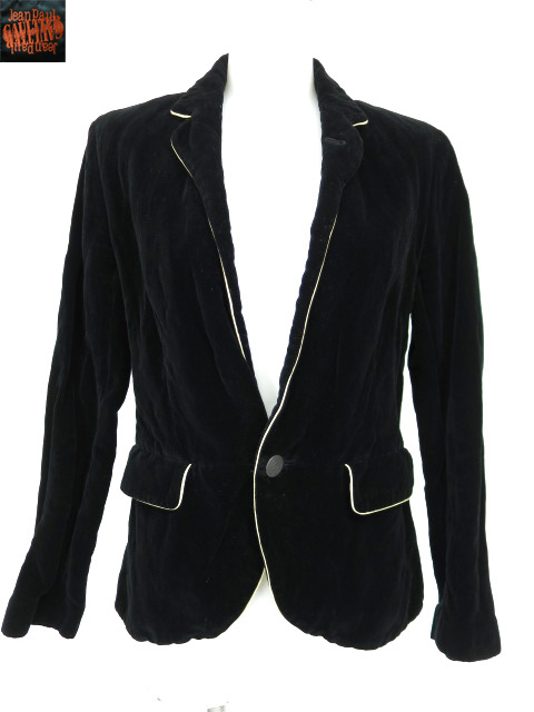 Jean Paul GAULTIER パイピング別珍テーラードジャケット