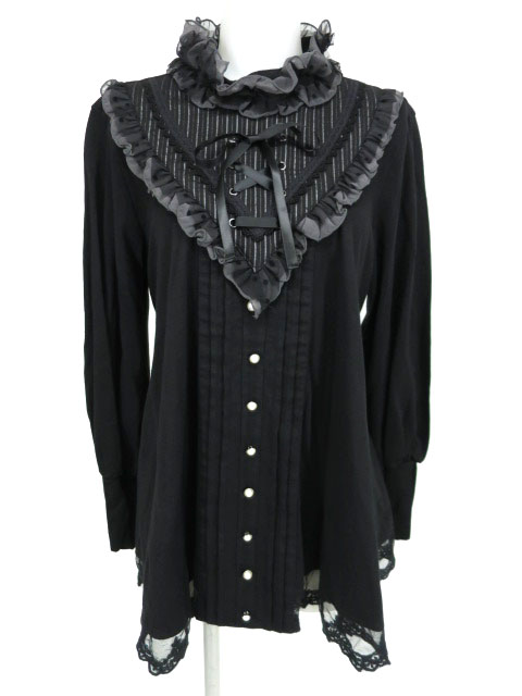 h.NAOTO GRAMM ヨーク切替チュニックプルオーバー