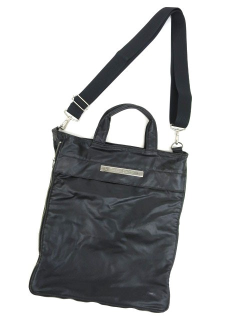 Jean Paul GAULTIER メタルロゴプレート付きトートバッグ