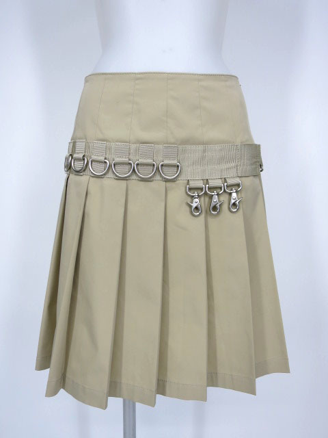 JUNYA WATANABE COMME des GARCONS MAN フック付きプリーツスカート