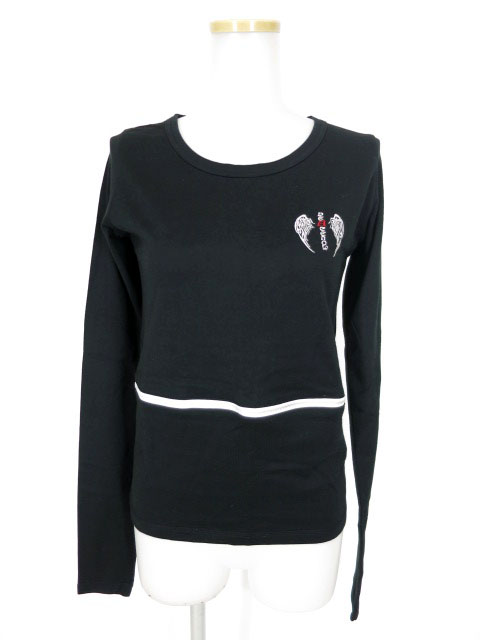 PEACE NOW 羽根刺繍入り長袖カットソー