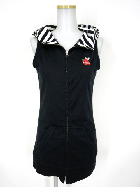 PEACE NOW いちごノースリーブロングパーカー