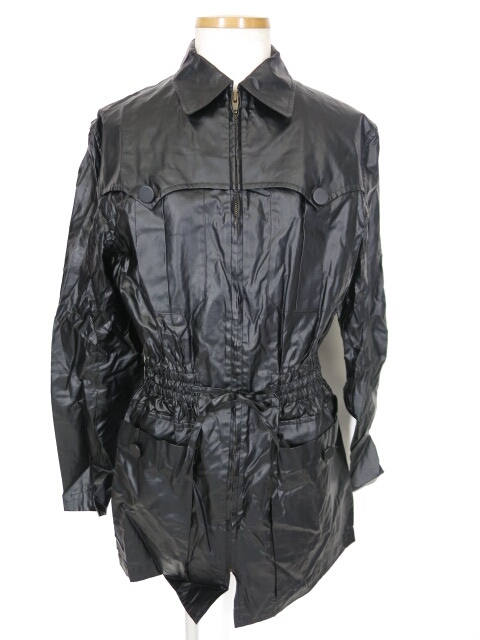 Jean Paul GAULTIER CLASSIQUE フェイクレザージップアップハーフコート