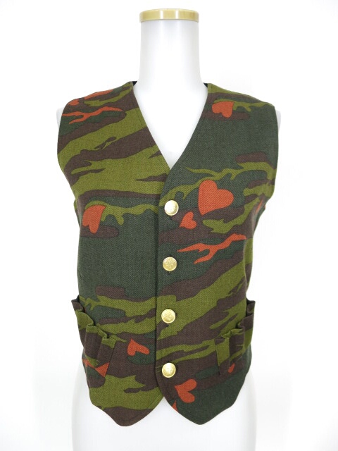 JUNIOR GAULTIER ハート迷彩ベスト