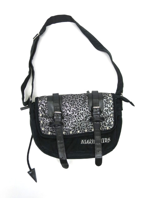 ALGONQUINS ラメヒョウ柄ショルダーバッグ