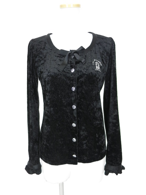 PEACE NOW ベロアカーディガン