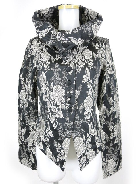 BPN ジャガード花柄ブラウス