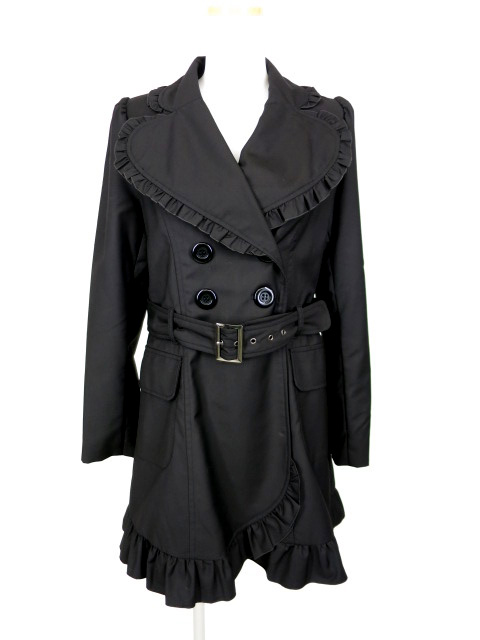 PEACE NOW フリルダブルコート