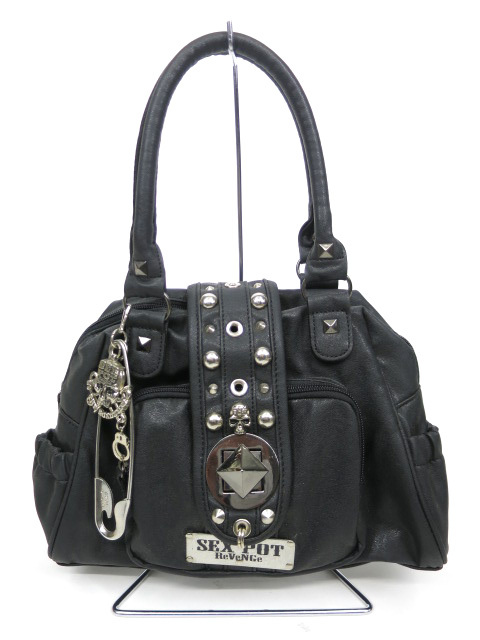 SEX POT スタッズ付きハンドバッグ