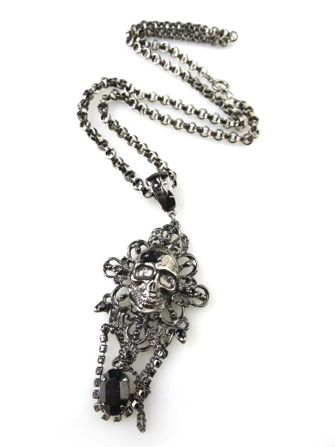 BPN スカルモチーフネックレス