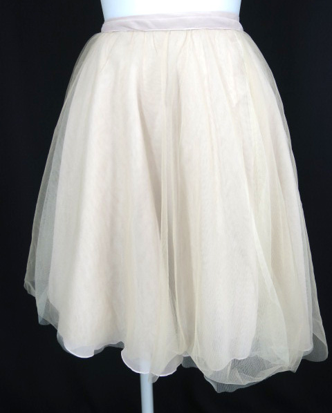 あちゃちゅむmuchacha チュール＆シフォン巻きスカート