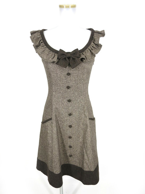 mur melche ツイードジャンパースカート