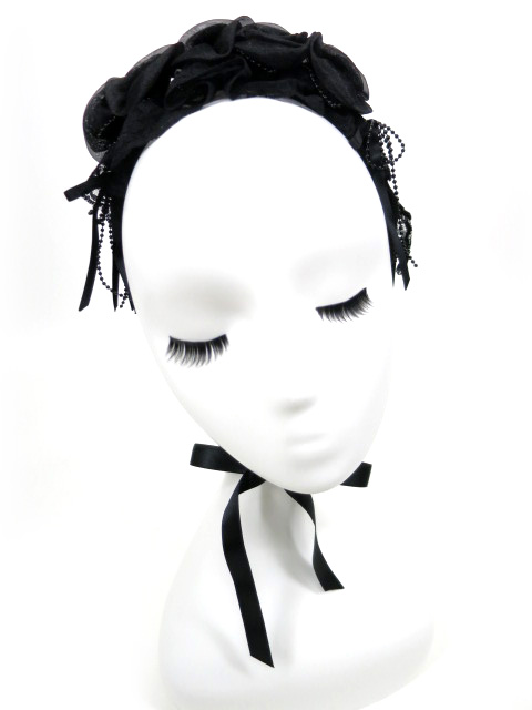 Metamorphose 巻きバララッセルレースヘッドドレス