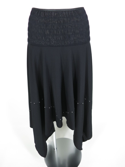 Ozz On hikozoh スタッズ付きウエストシャーリングスカート