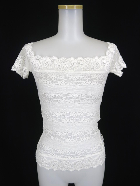 Ozz Croce 総レース半袖カットソー