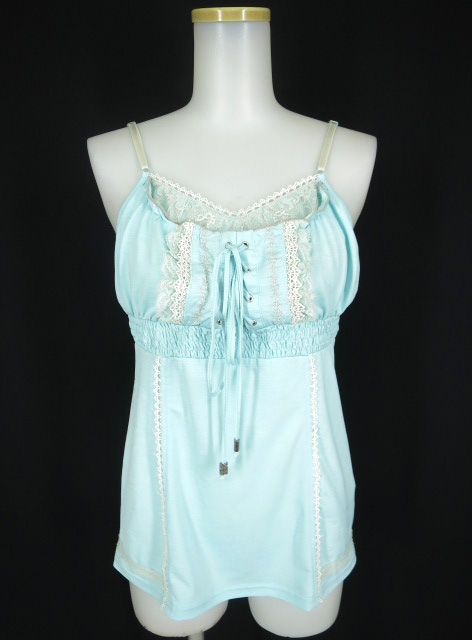 Ozz Croce レース付きキャミソール