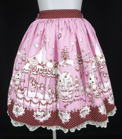 BABY THE STARS SHINE BRIGHT みるくちゃんのFantasy Wonderland柄 スカート