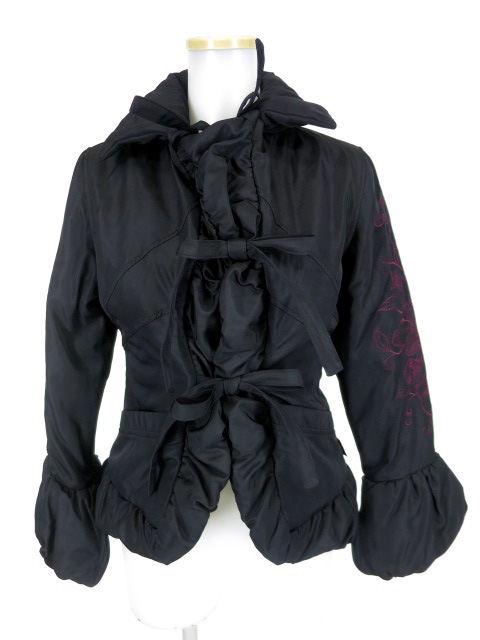 Ozz On 袖刺繍 中綿入りジャケット