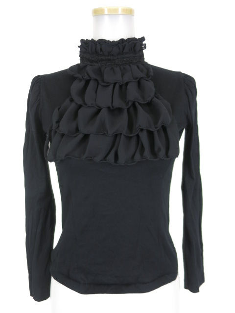 BPN シフォンフリル付きカットソー