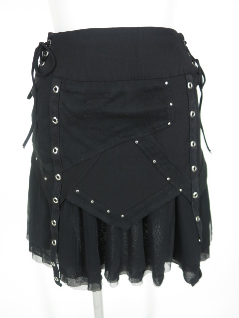 Ozz On hikozoh チュールペチコート付きスカート