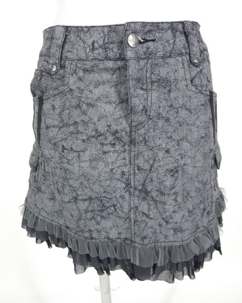 Ozz Croce ひび割れ柄スカート