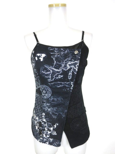 Ozz On hikozoh 魔法陣&英字柄キャミソール