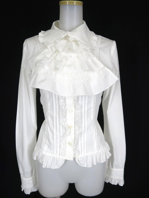 ATELIER PIERROT フリルジャボ付きブラウス