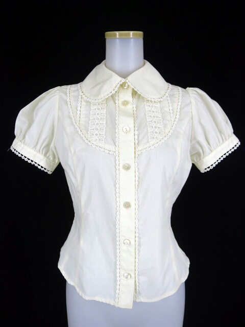 Innocent World チューリップレース半袖ブラウス