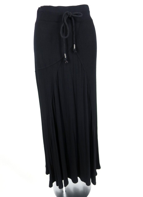 Ozz On カットソー生地ロングスカート