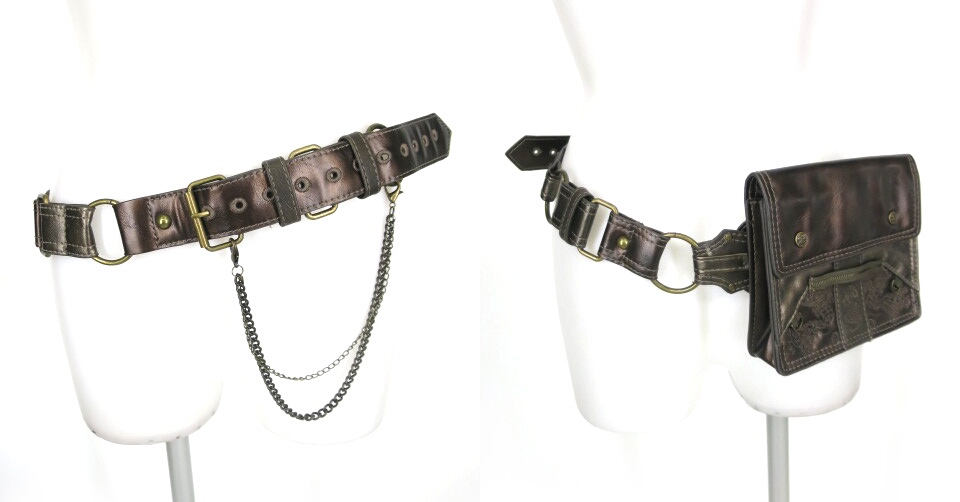 ozz conte ミニバッグ付き龍刺繍ベルト