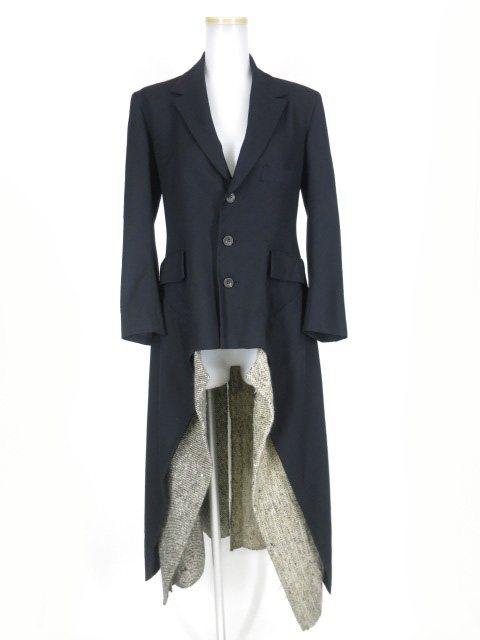 Yohji Yamamoto ツイード切替ロングコート