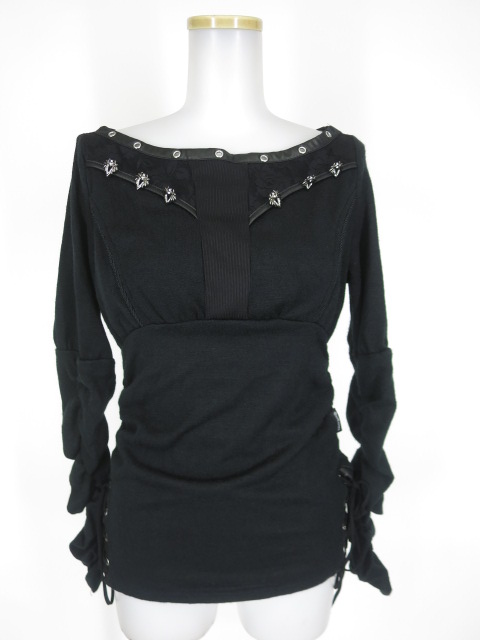 Ozz Croce 蜘蛛チャーム付き長袖ニットプルオーバー