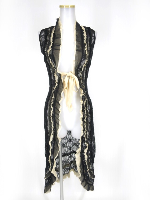 Ozz On レースロングベスト