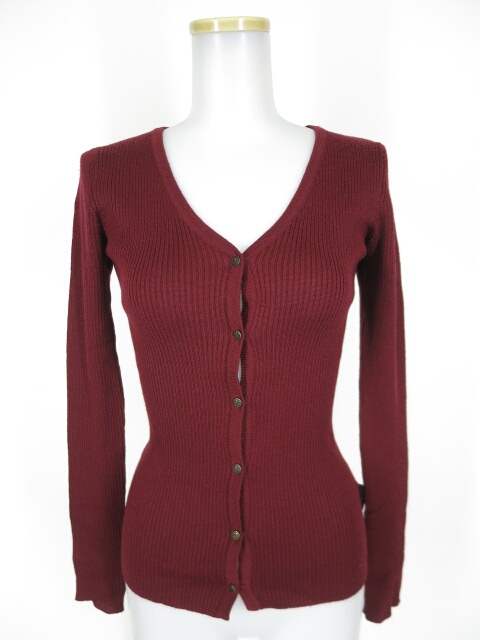 OZZ ONESTE リブニットカーディガン