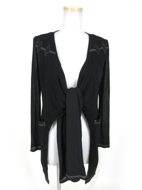 Ozz Croce レイヤード変形ニットカーディガン