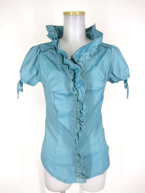 OZZ ONESTE フリル半袖ブラウス