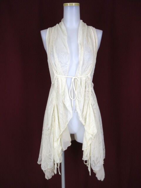 Ozz Croce レースロングジレ