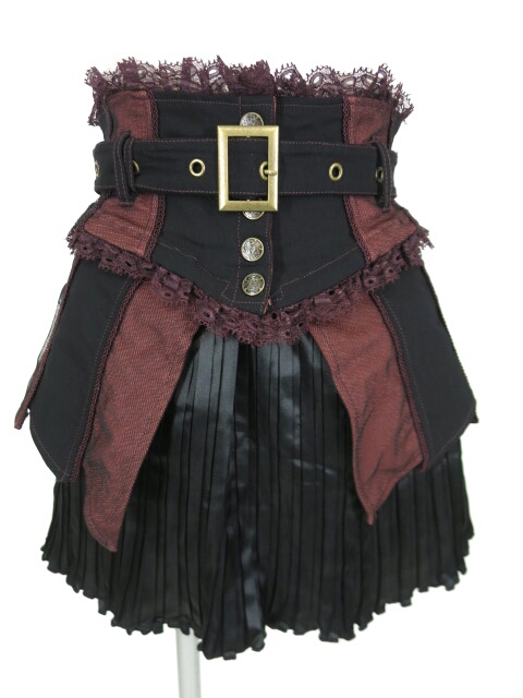 Ozz Croce プリーツペチコート付きスカート