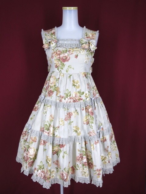 Innocent World ローズ柄ジャンパースカート