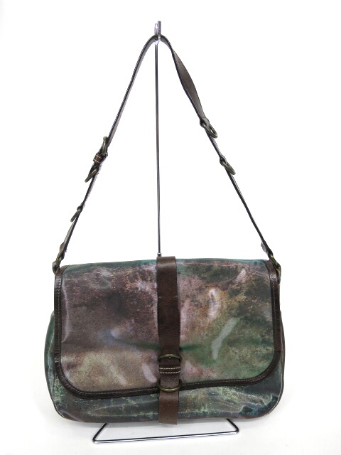 Jean Paul GAULTIER Vサイバー レザーコンビバッグ